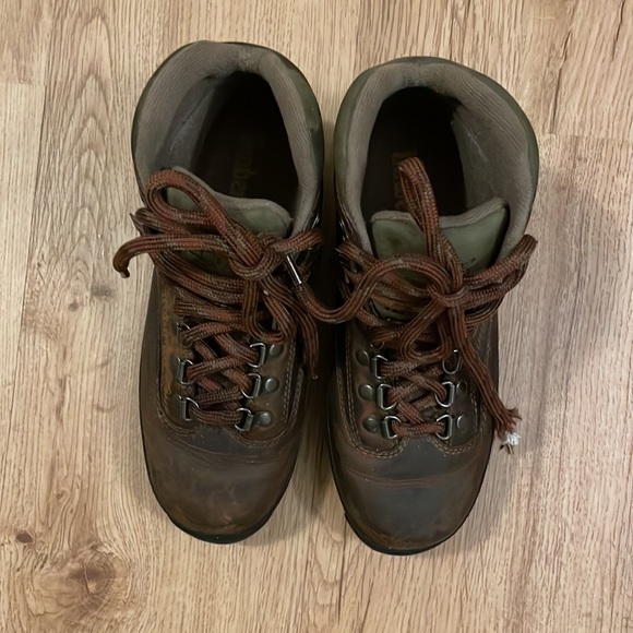 Timberland Euro Hiker leather/brown - kids size 4 - Picture 3 of 8